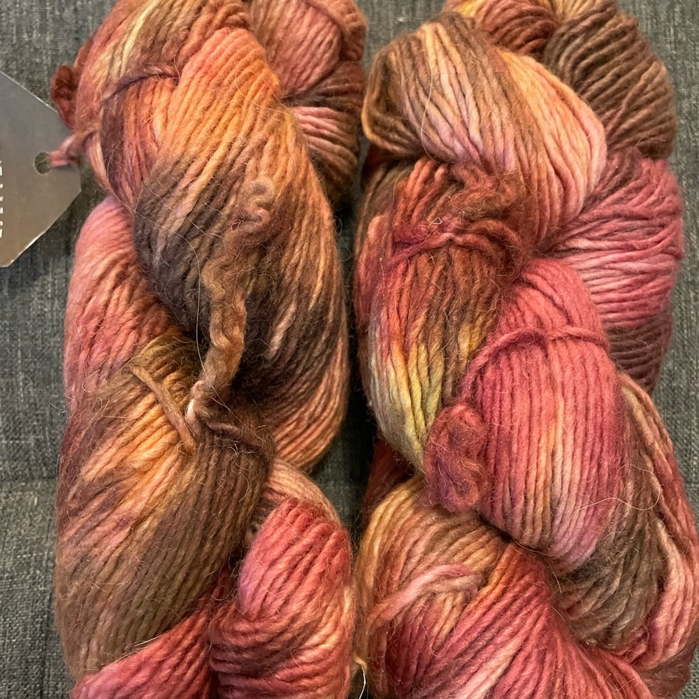 Hand Dyed Chile Wool/Alpaca/Silk Yarn